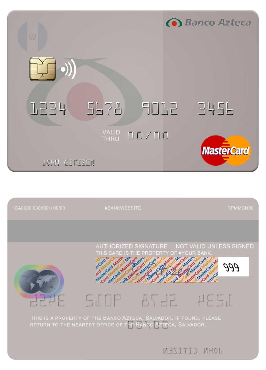 Salvador Banco Azteca mastercard
